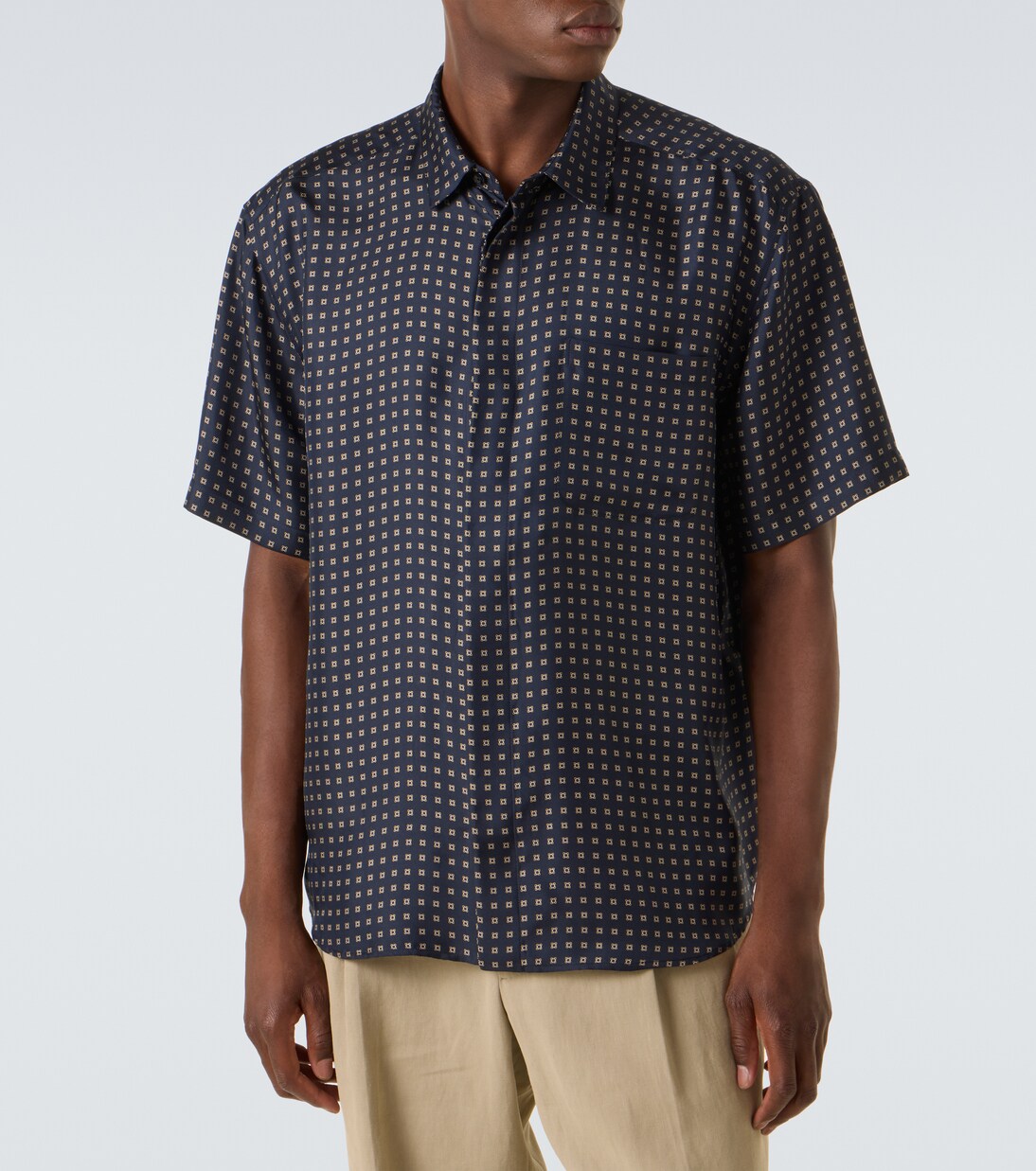 Bedrucktes Hemd aus Seide | Saint Laurent