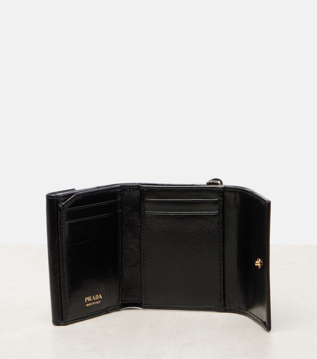 Cartera de piel con logo | Prada