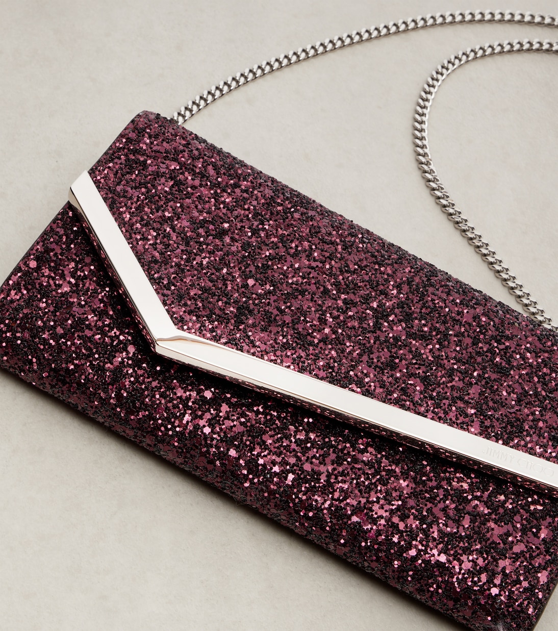 Pochette Emmie à sequins | Jimmy Choo
