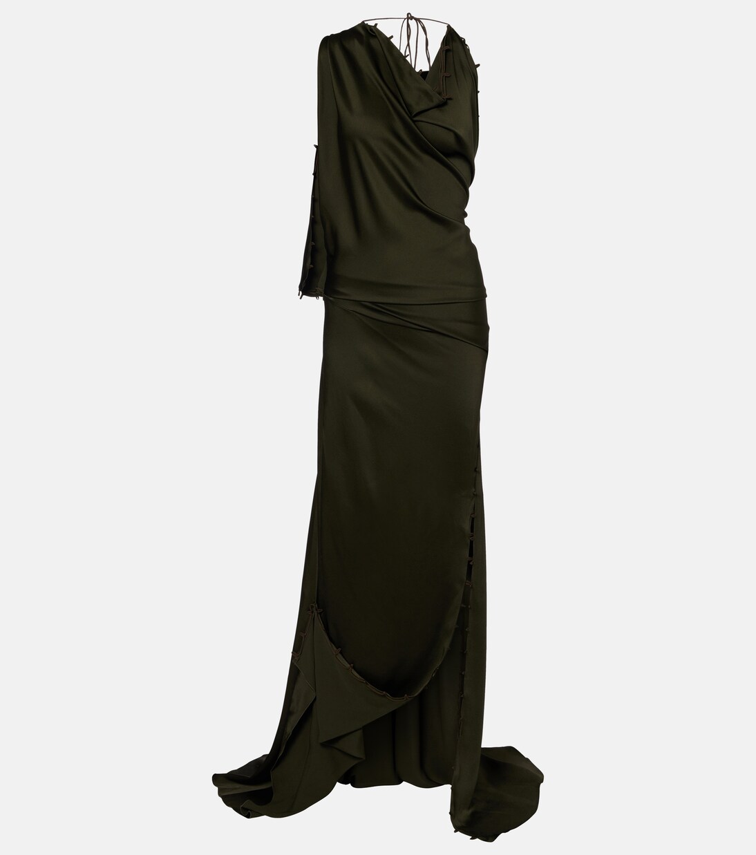 Robe aus Satin | Victoria Beckham