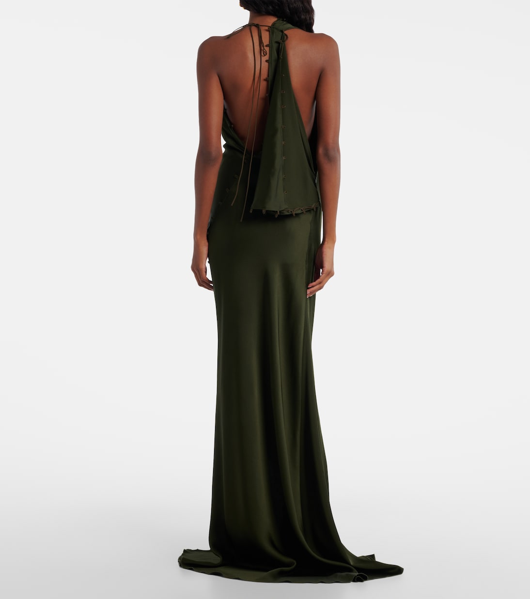 Robe aus Satin | Victoria Beckham