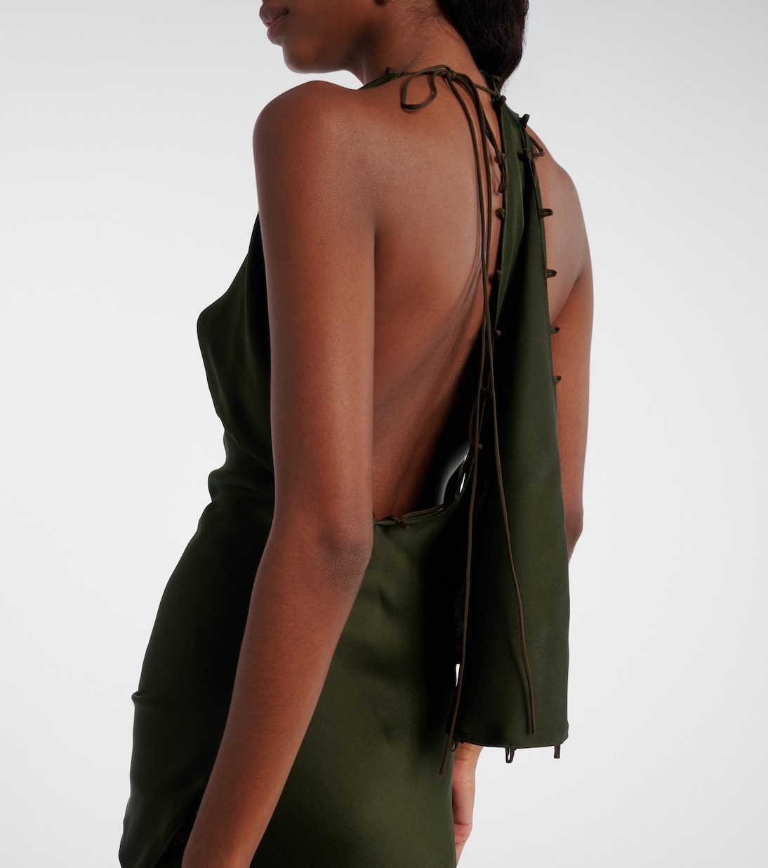 Robe aus Satin | Victoria Beckham