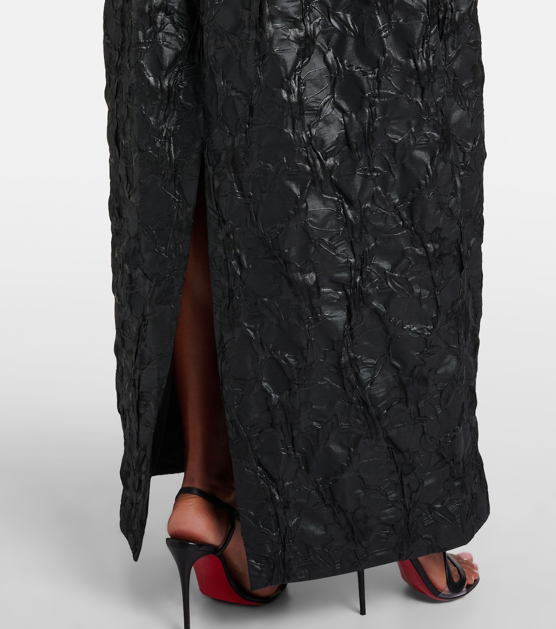 Robe longue Adeena en jacquard à fleurs | Simkhai