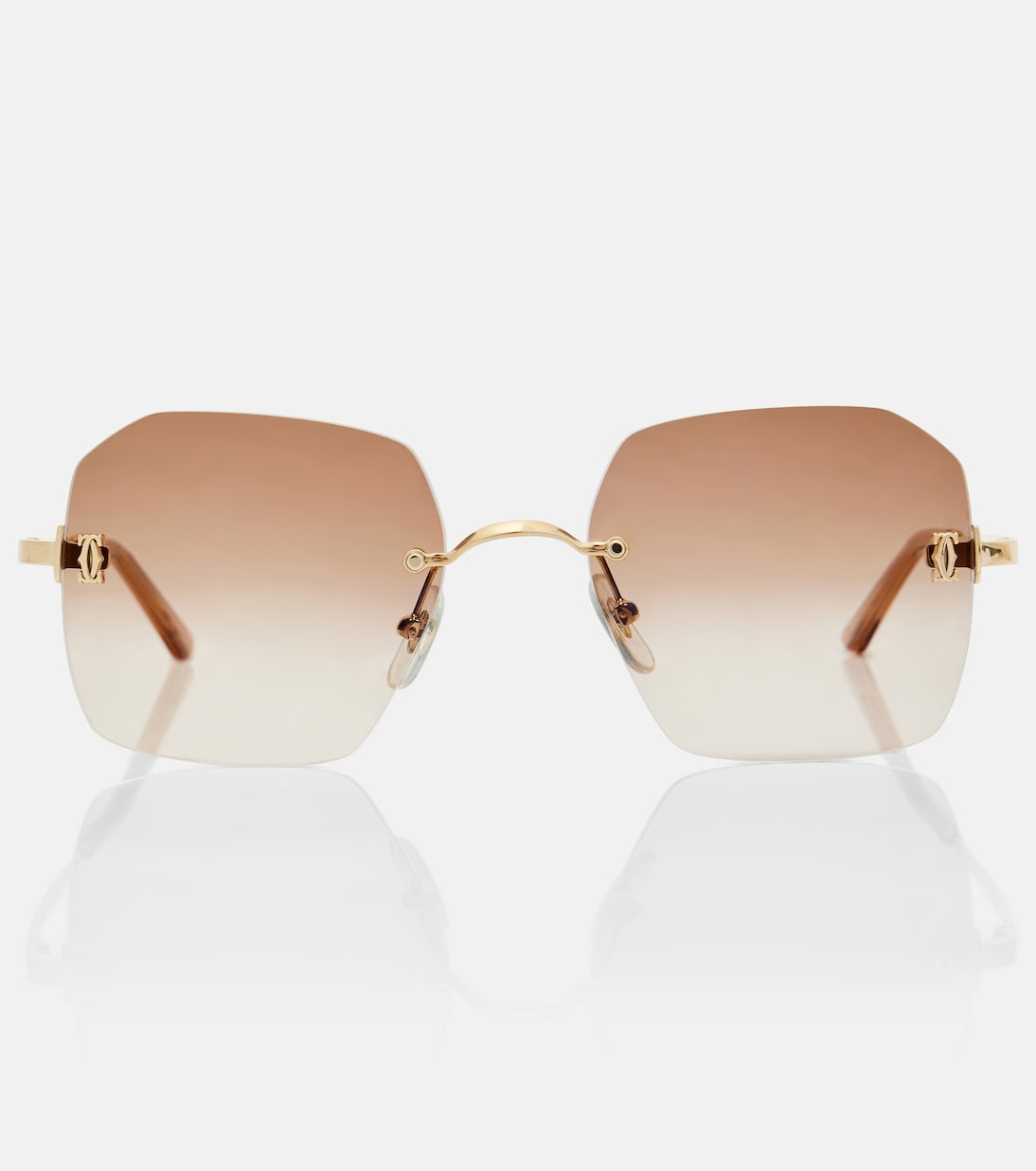 Occhiali da sole squadrati Signature C | Cartier Eyewear Collection