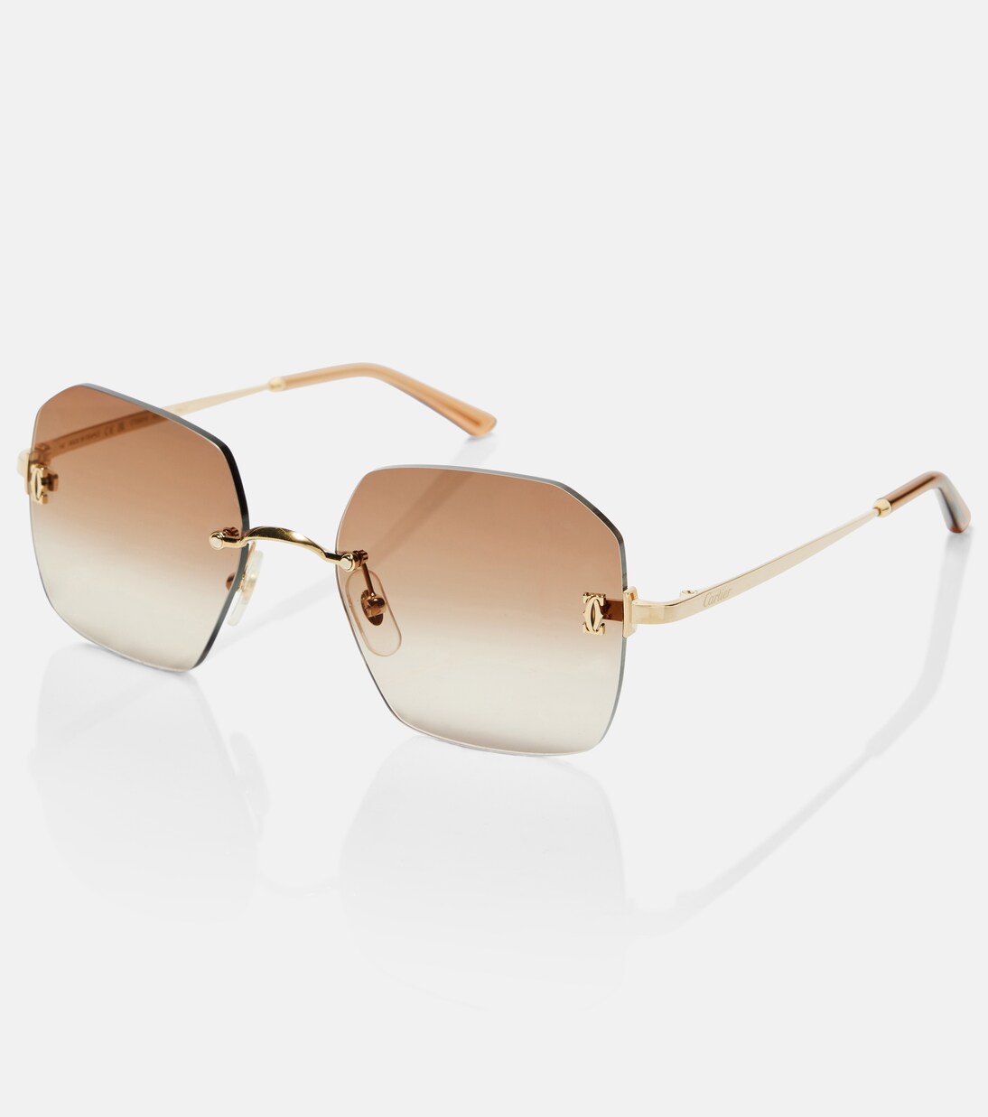 Occhiali da sole squadrati Signature C | Cartier Eyewear Collection
