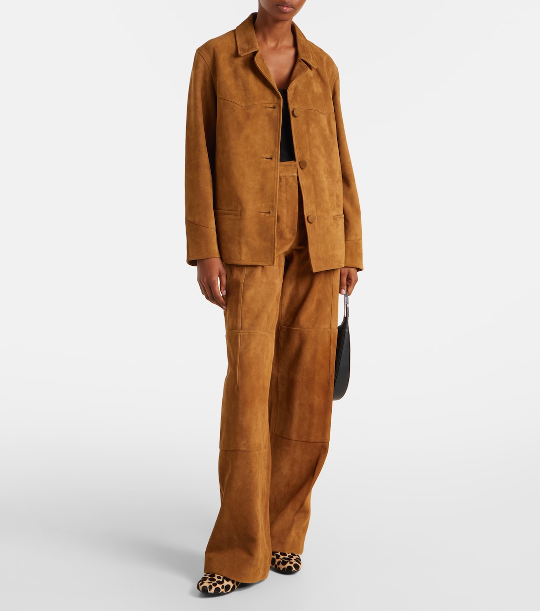 Suede wide-leg pants | Tory Burch