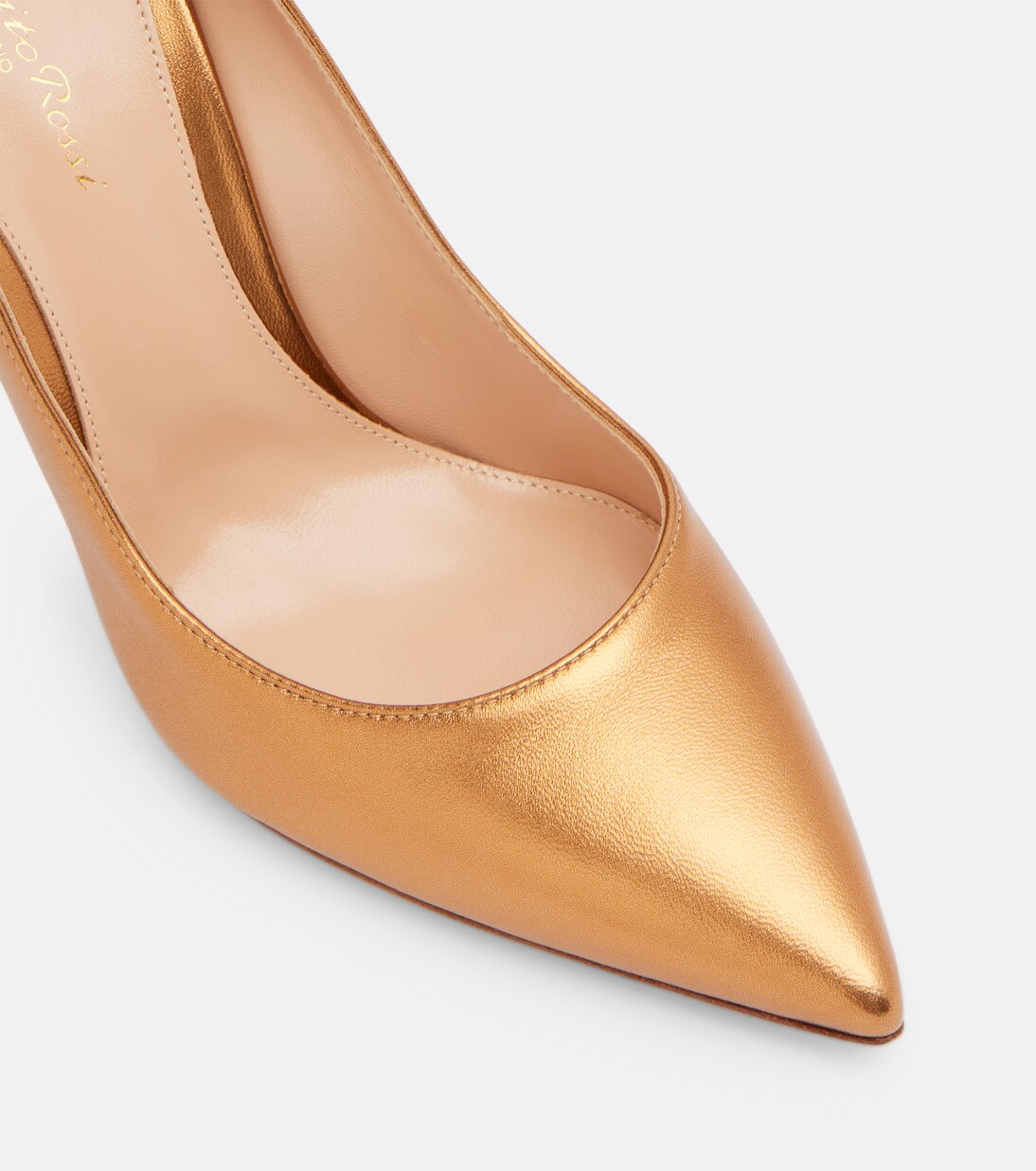 Salones Gianvito 105 de piel metalizada | Gianvito Rossi