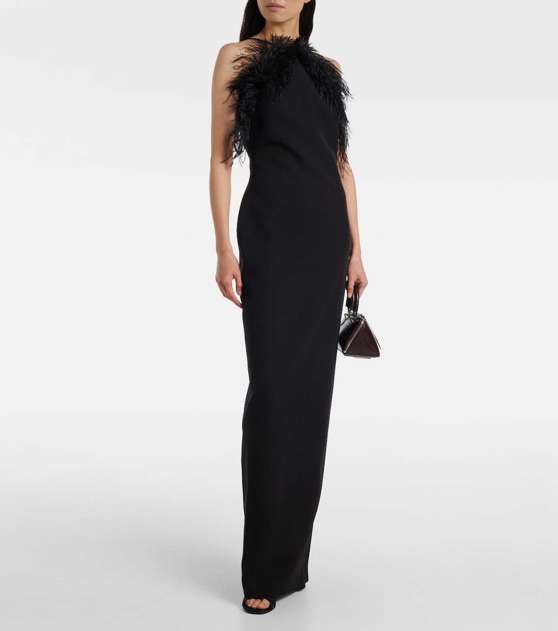 Vestido de fiesta con plumas | The Attico