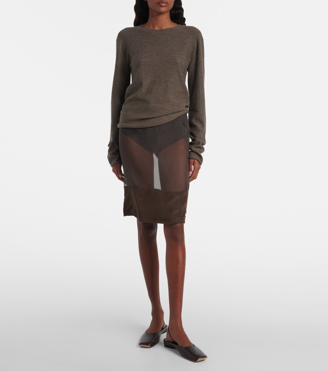 Tyra cotton-blend briefs | Calvin Klein Collection