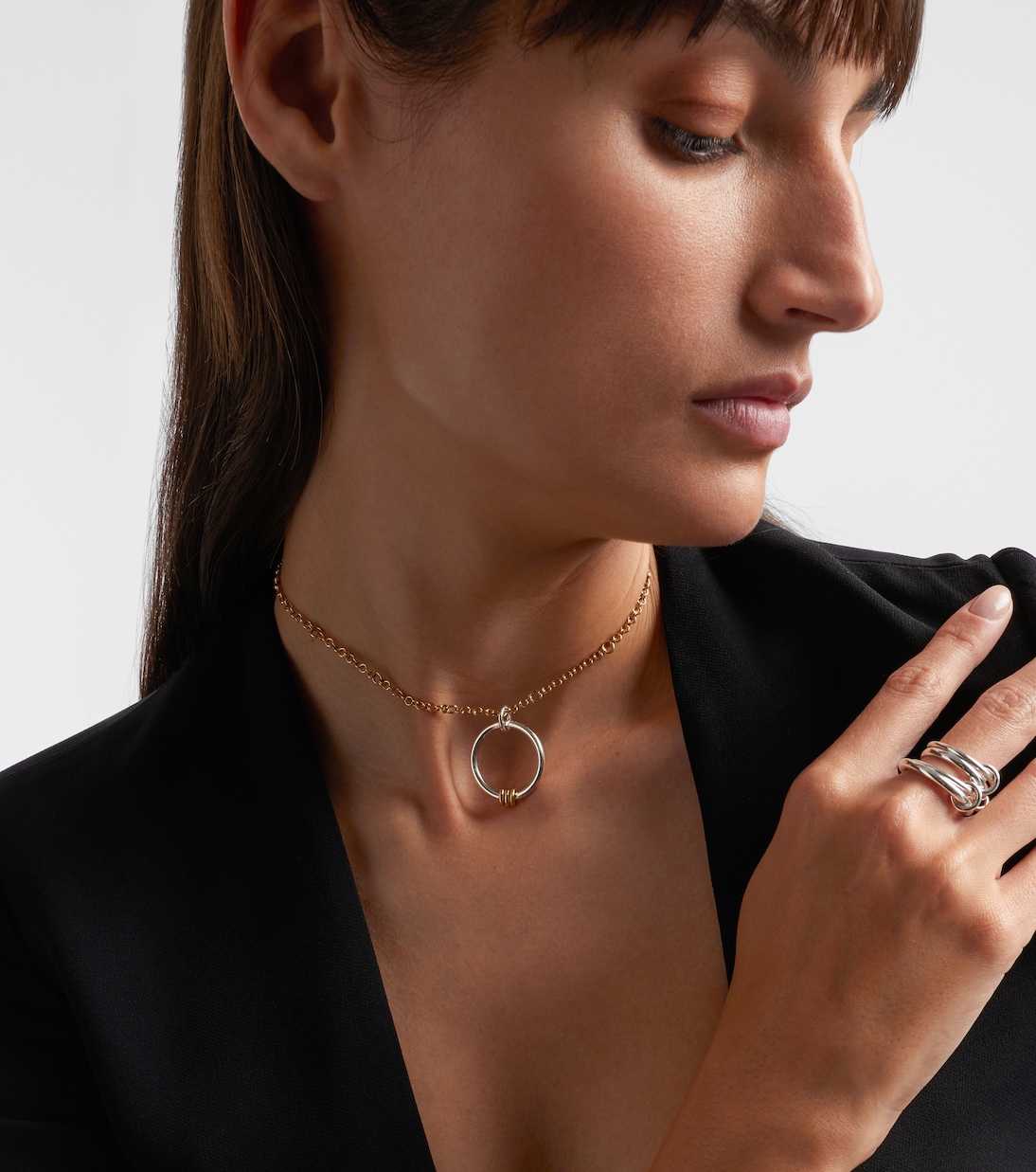 Gravity 18kt gold chain necklace | Spinelli Kilcollin