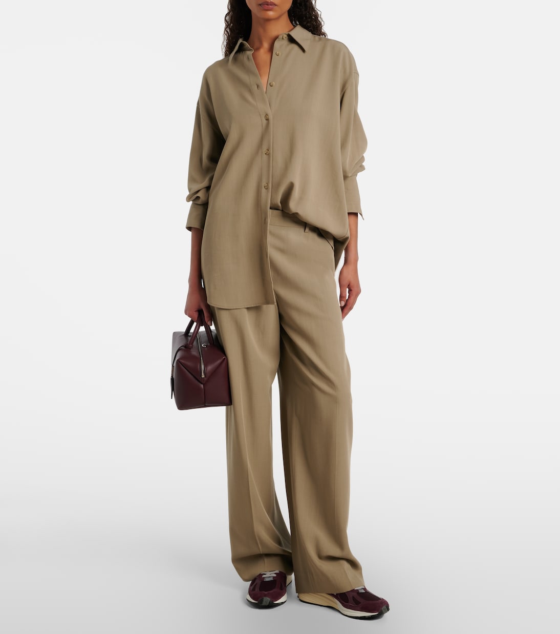 Made In UK 991 suede-trimmed sneakers | New Balance