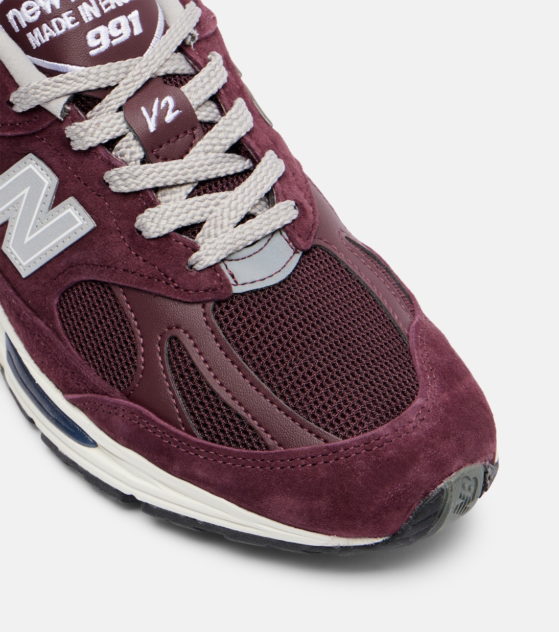Made In UK 991 suede-trimmed sneakers | New Balance