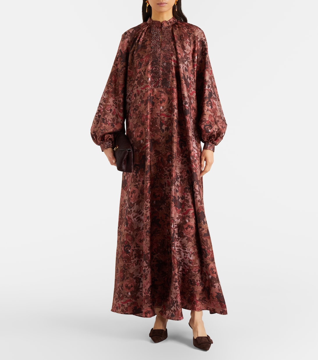 Robe longue Alpe en soie | Max Mara