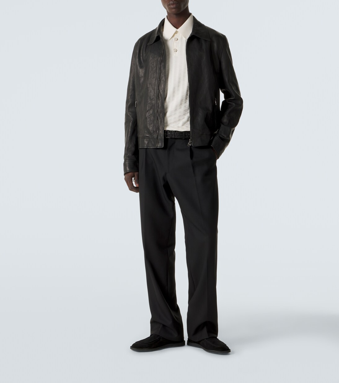 Leather blouson jacket | Dolce&Gabbana