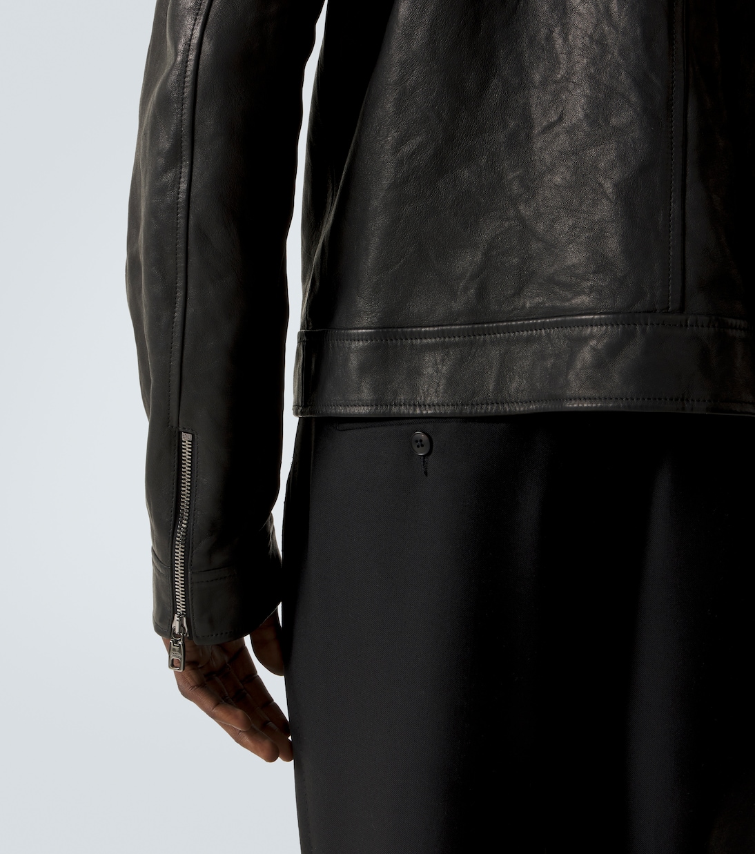 Leather blouson jacket | Dolce&Gabbana