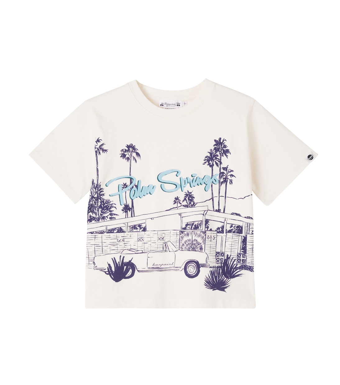 T-shirt Eidan Palm Springs in jersey di cotone | Bonpoint