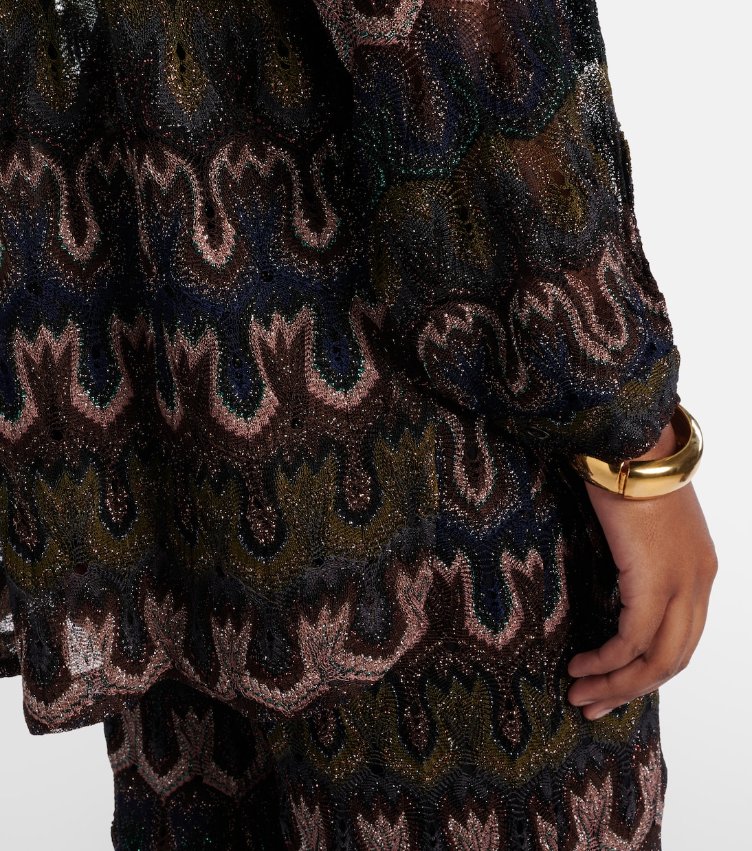 Tunika aus Häkelstrick | Missoni