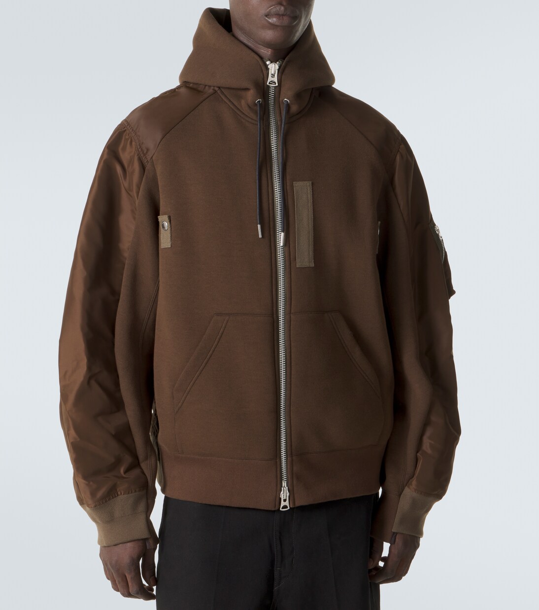 Hoodie aus Baumwoll-Twill | Sacai