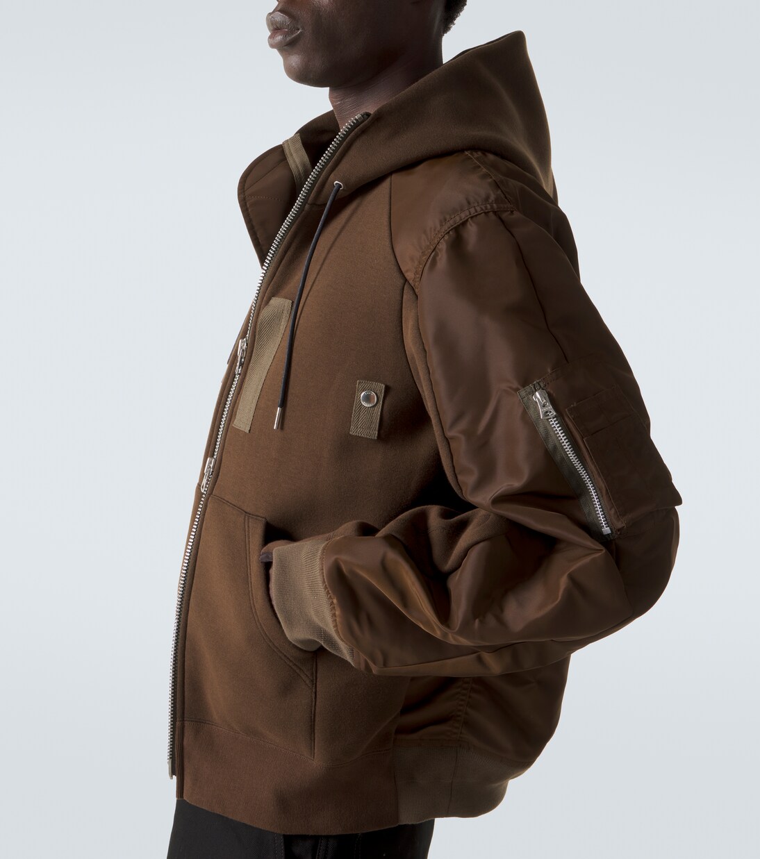 Hoodie aus Baumwoll-Twill | Sacai