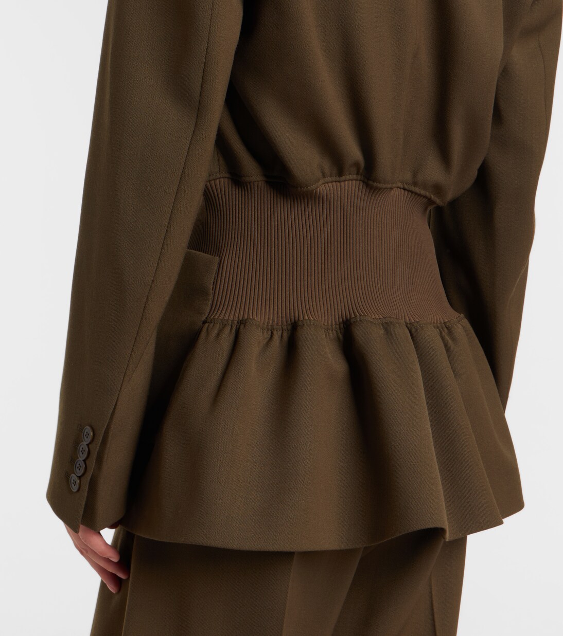 Kick wool twill blazer | Phoebe Philo