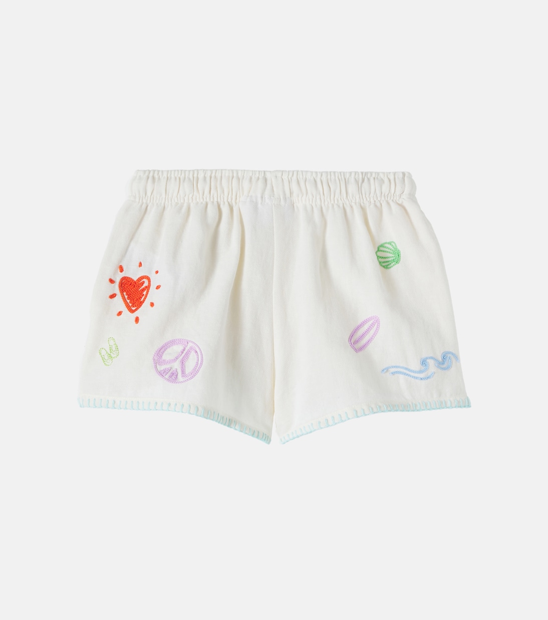 Annabella embroidered cotton shorts | Molo