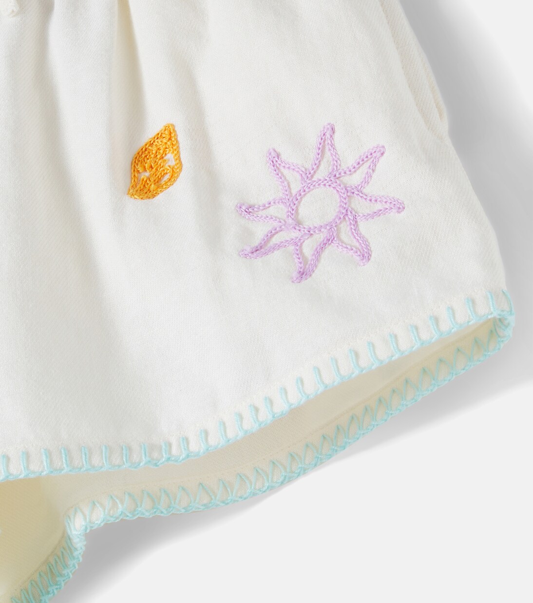 Annabella embroidered cotton shorts | Molo