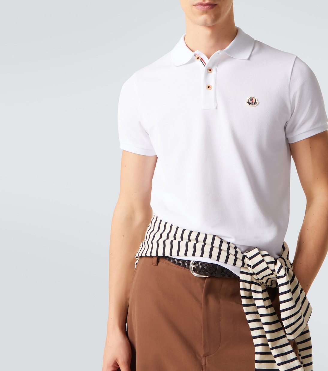 Polo de piqué de algodón | Moncler