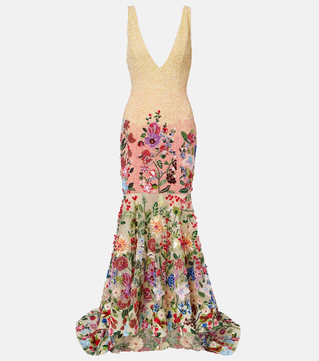 Botanical Symphone embellished gown | Là Fuori