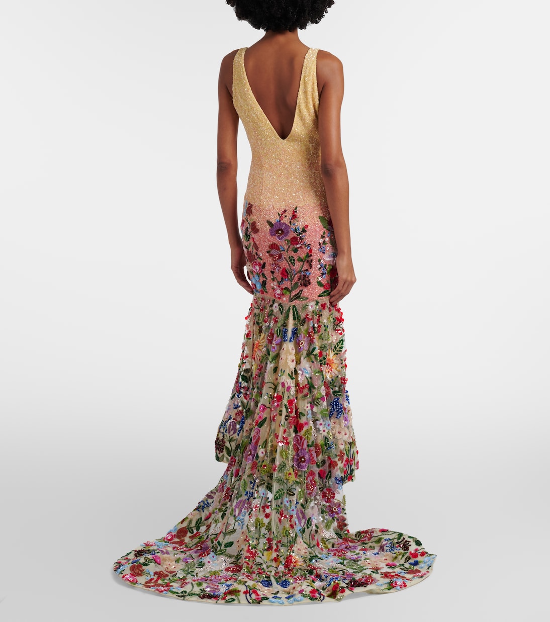 Botanical Symphone embellished gown | Là Fuori