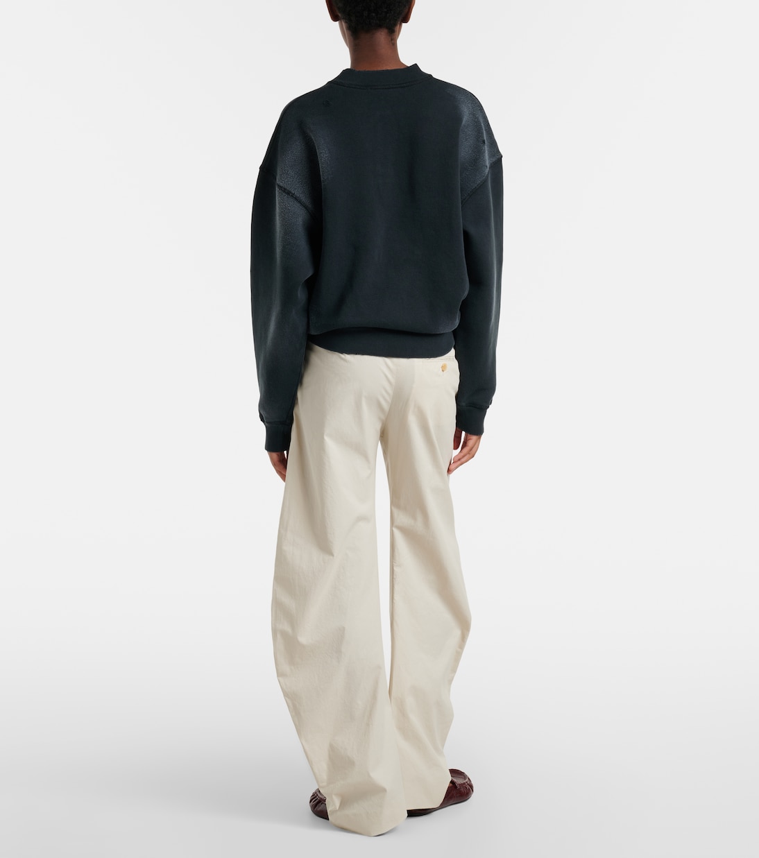 Patty cotton barrel-leg pants | Acne Studios