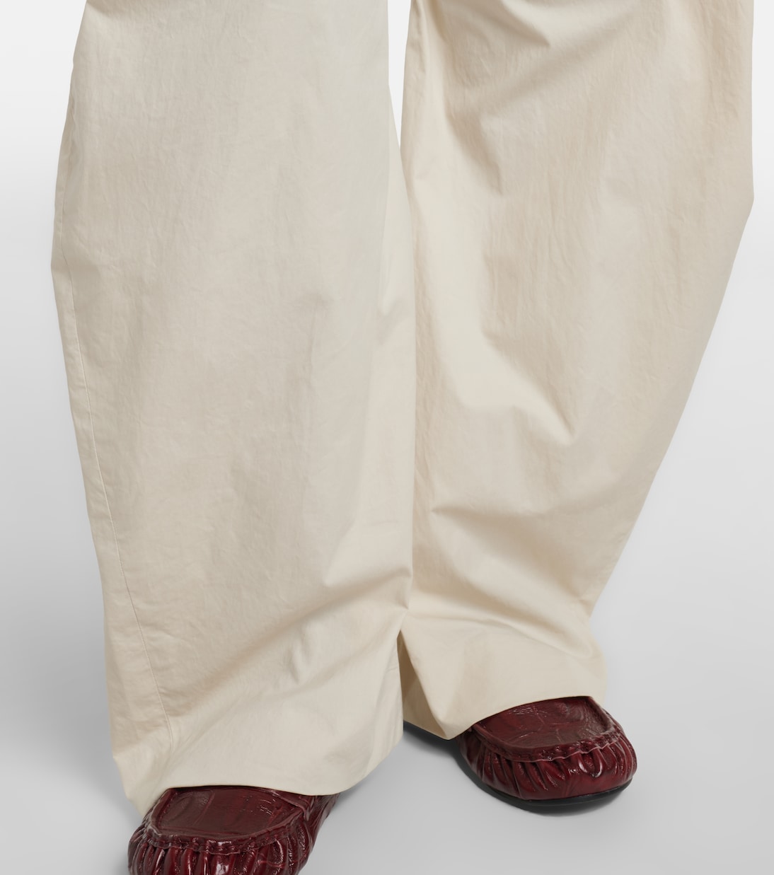 Patty cotton barrel-leg pants | Acne Studios