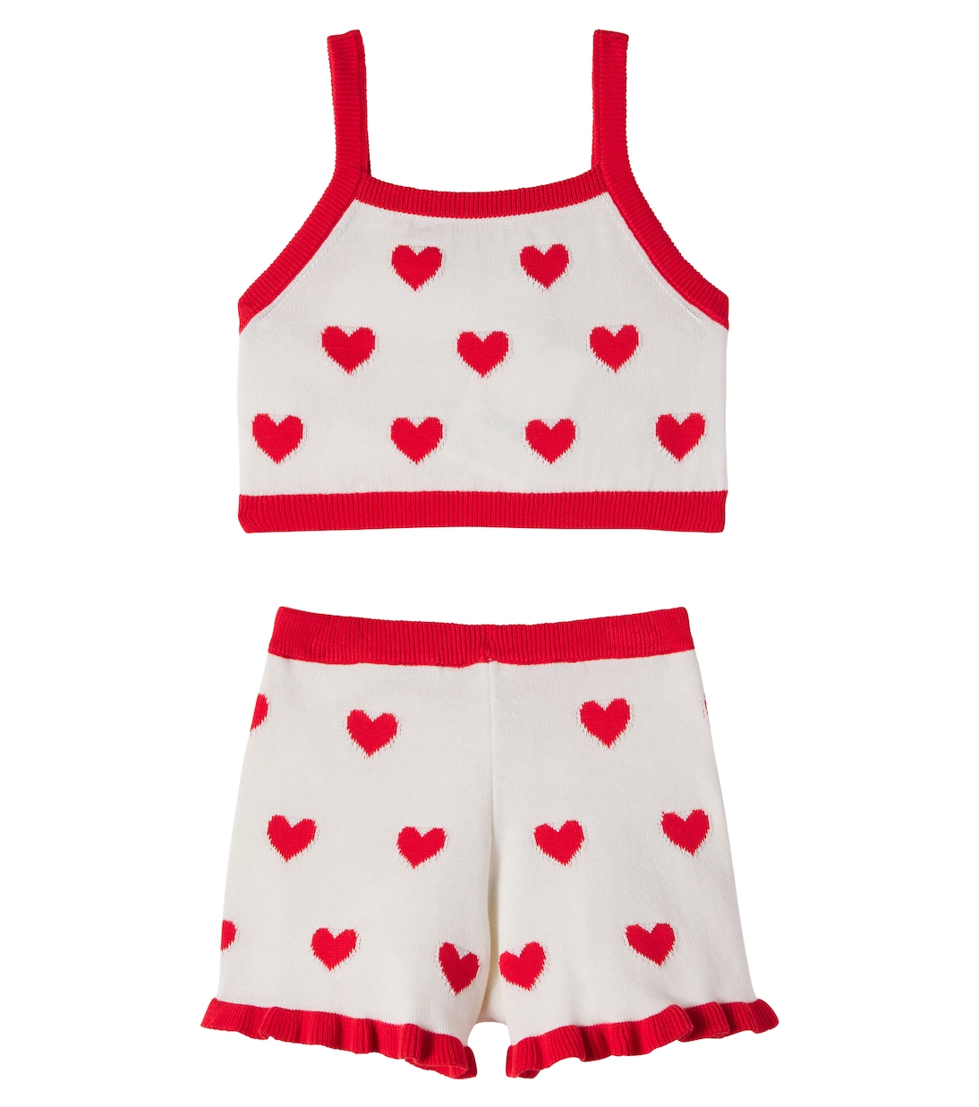 Maqui cotton crop top and shorts set | The New Society