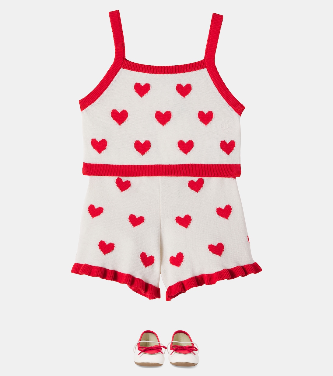 Maqui cotton crop top and shorts set | The New Society