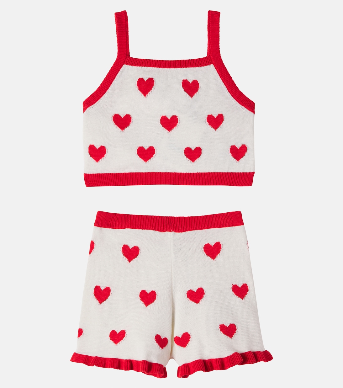 Maqui cotton crop top and shorts set | The New Society