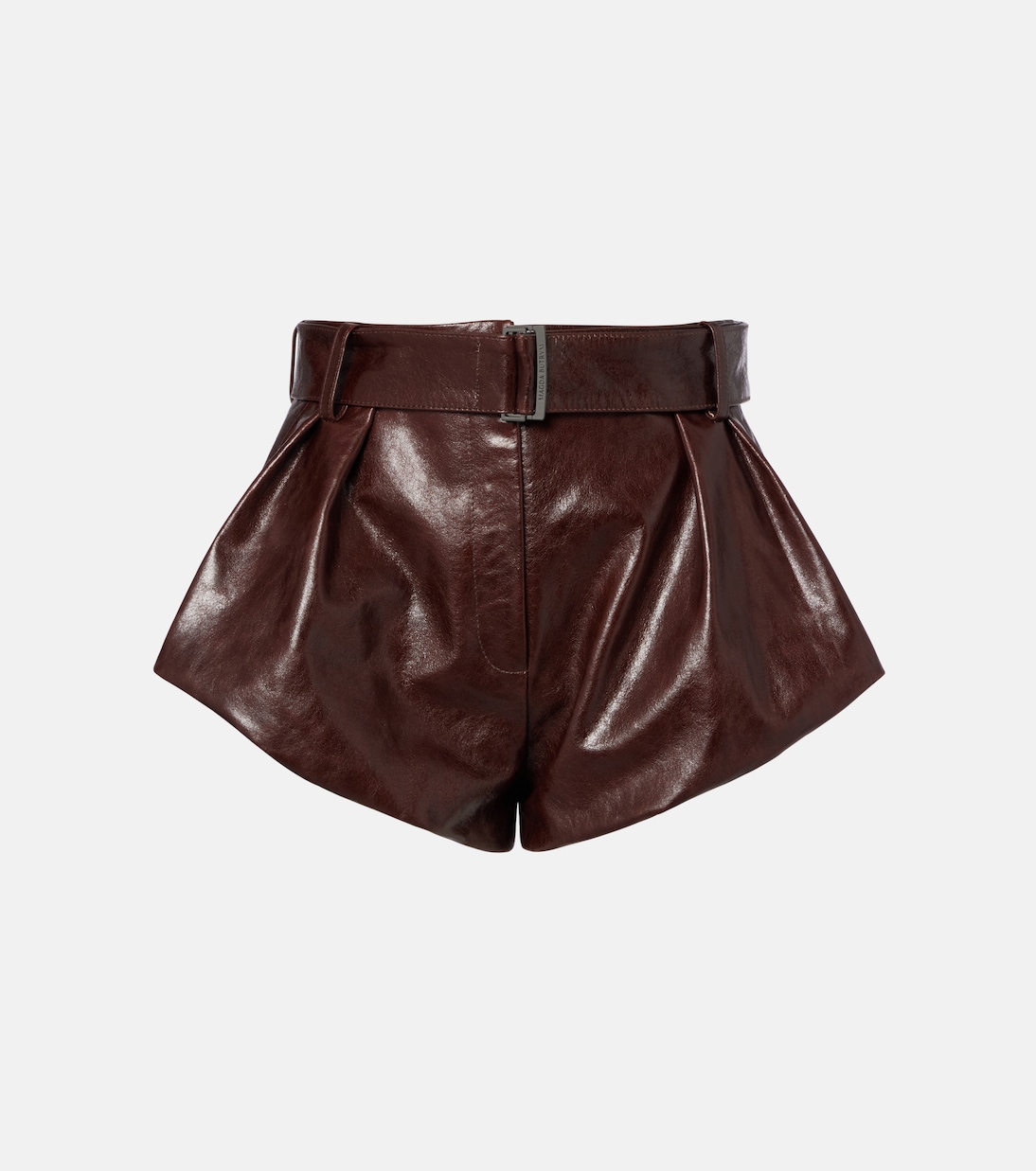 Belted leather shorts | Magda Butrym