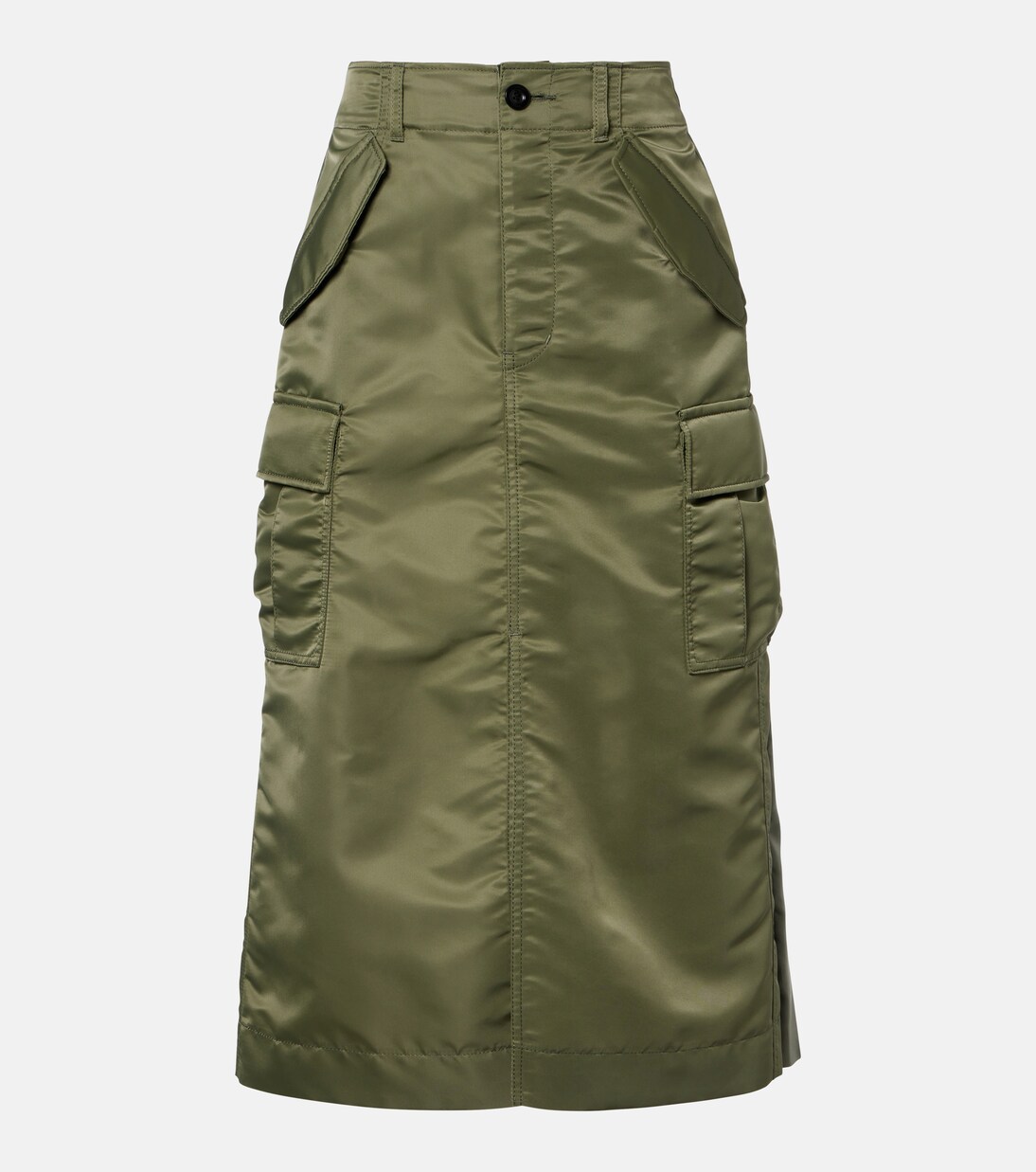 Pleated midi skirt | Sacai