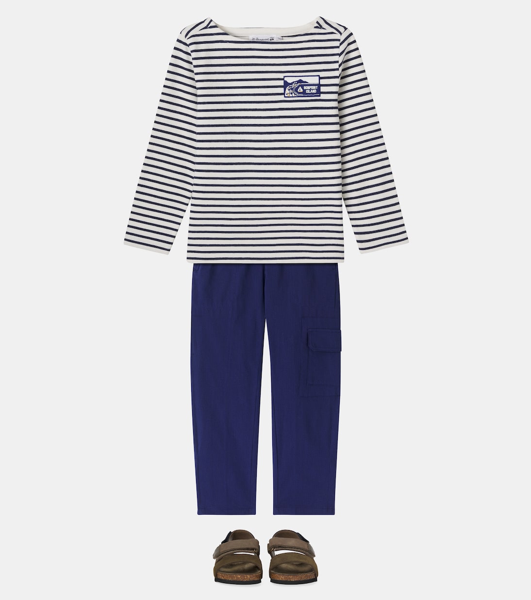 Baudelaire striped cotton T-shirt | Bonpoint