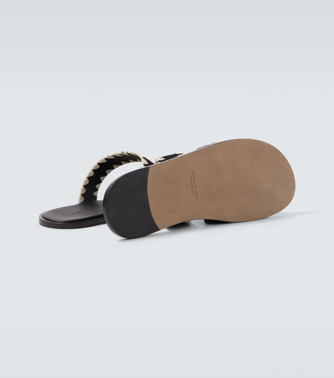 Sandalen Nello aus Veloursleder | Manolo Blahnik