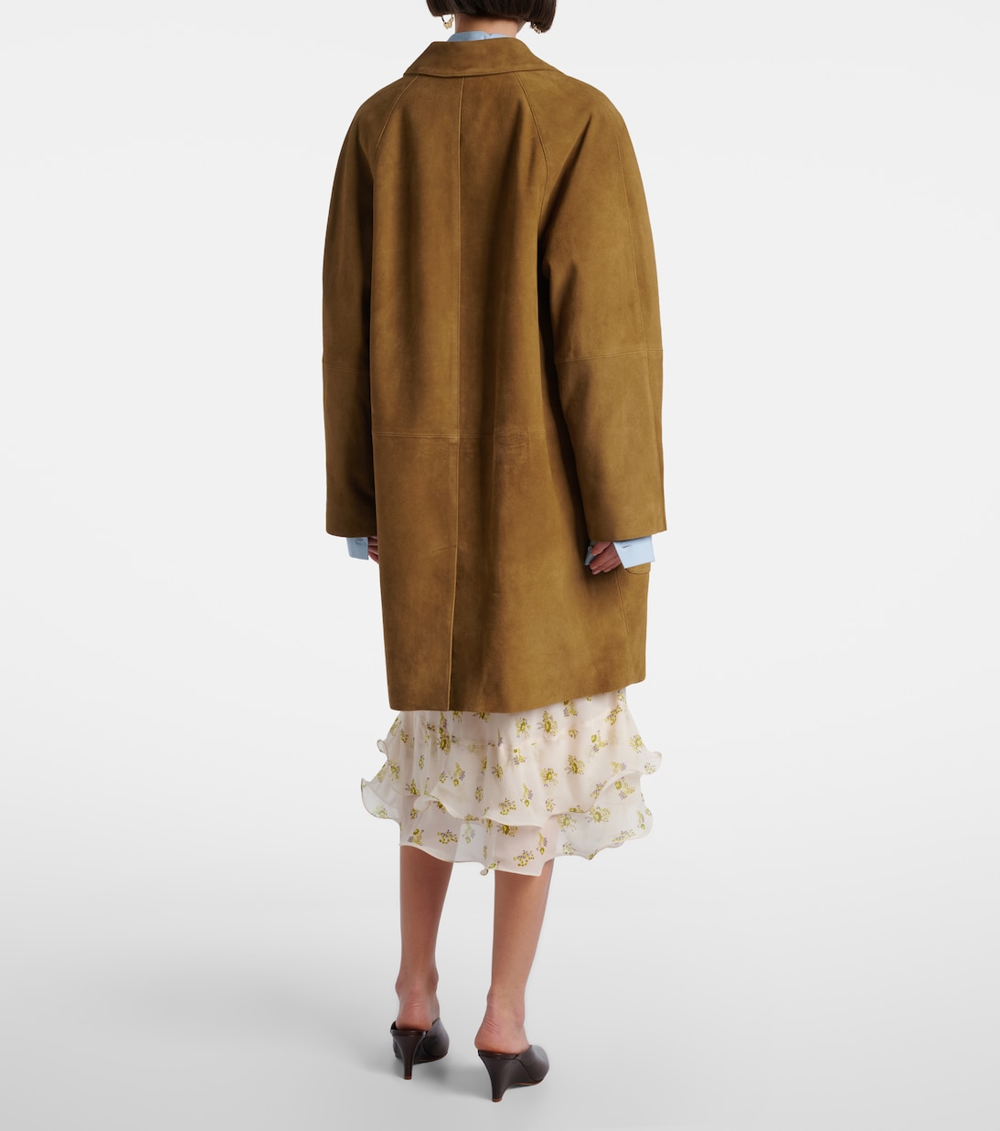 Mantel Soft Touch aus Veloursleder | Dorothee Schumacher