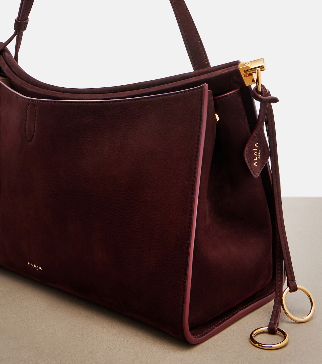 Schultertasche Le Click Medium aus Leder | Alaïa