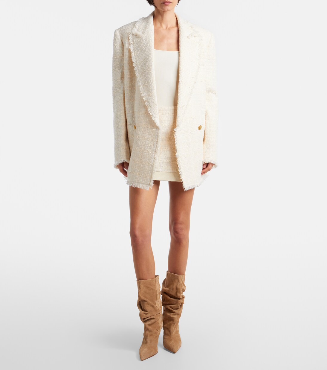 Minigonna in tweed | Balmain