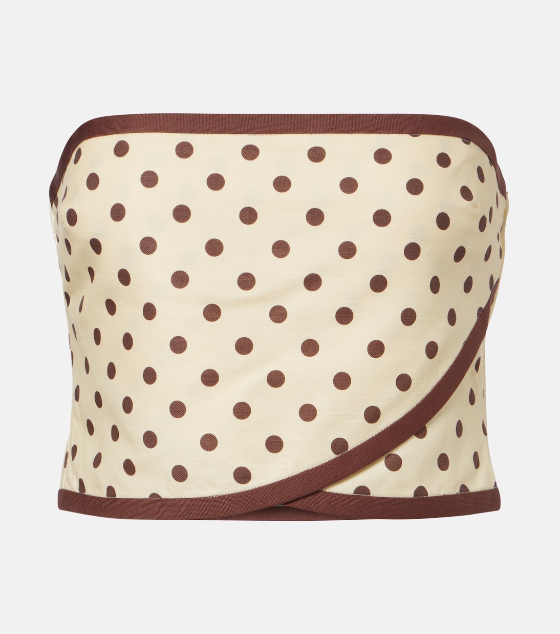 Cropped-Top Bowie aus Leinen und Baumwolle | Posse