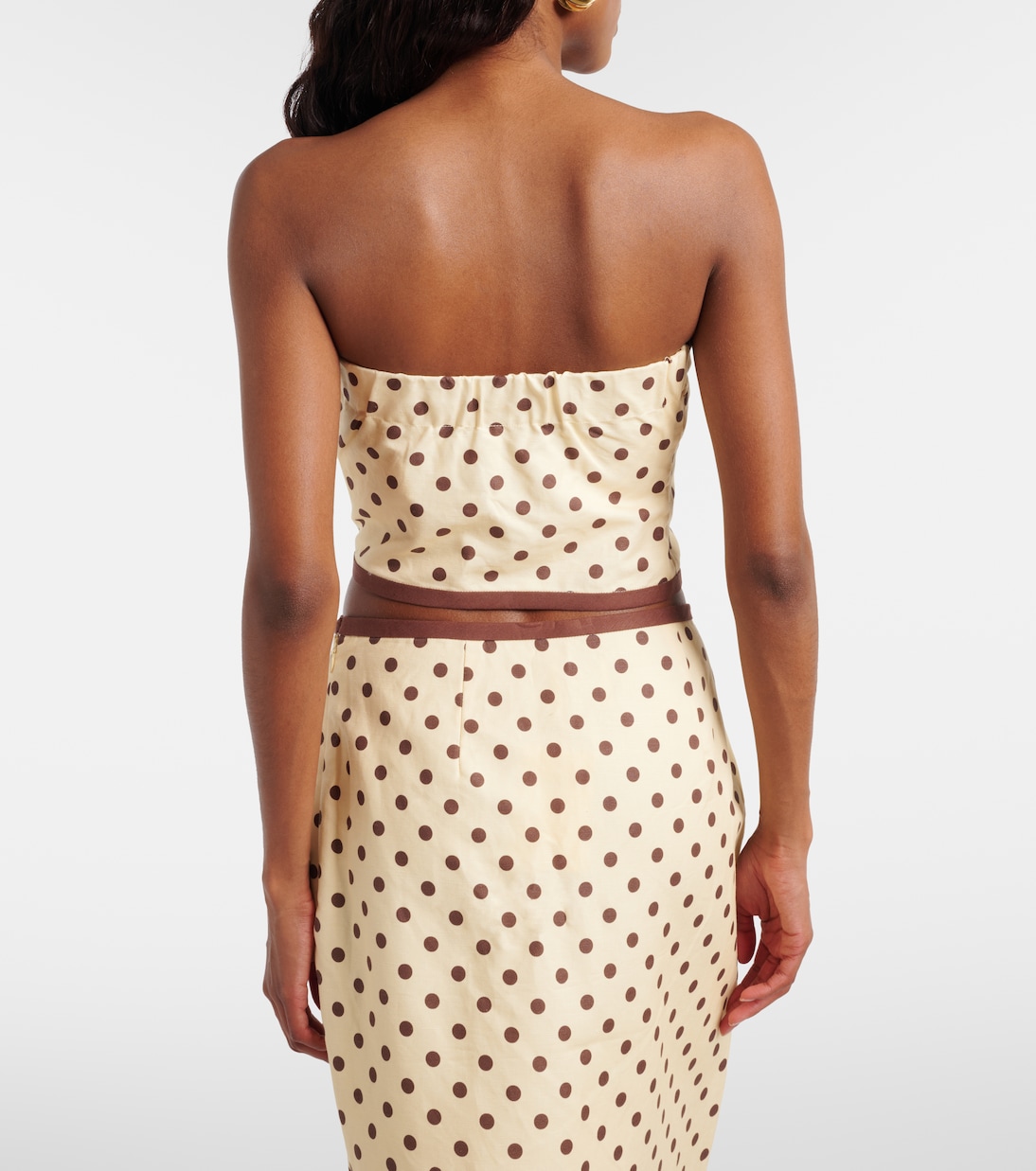 Cropped-Top Bowie aus Leinen und Baumwolle | Posse