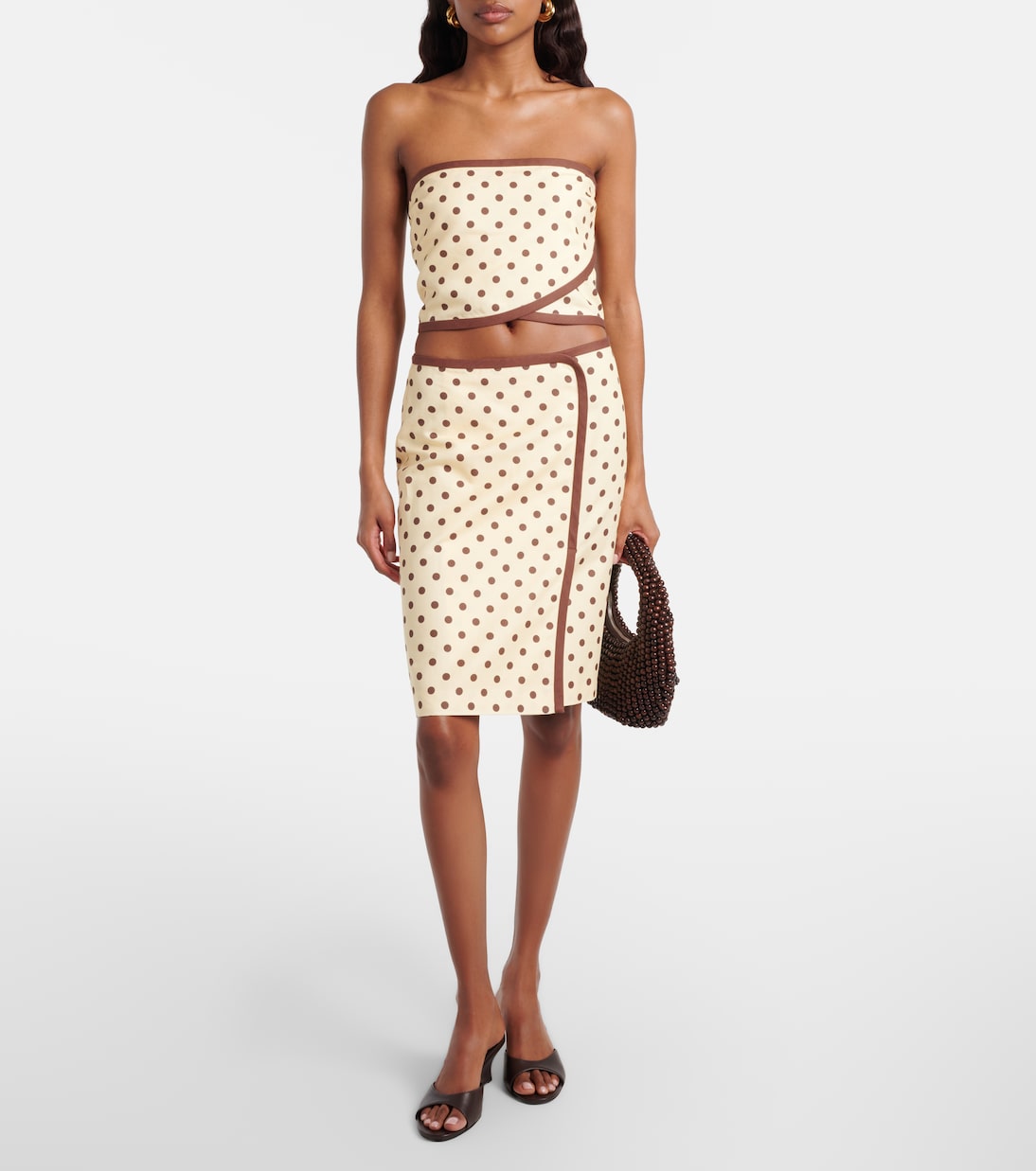 Cropped-Top Bowie aus Leinen und Baumwolle | Posse