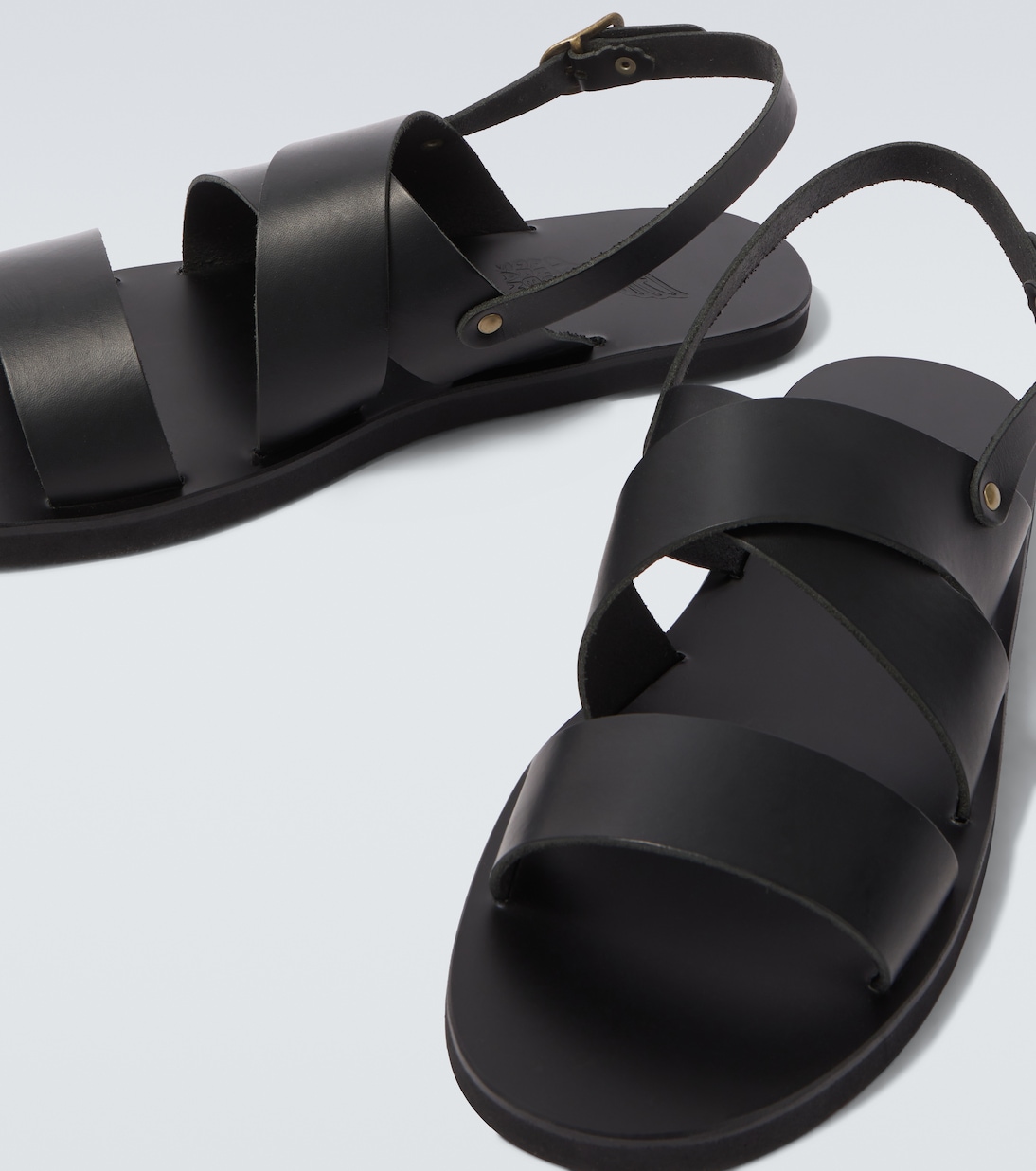 Sandales slingback Miltos en cuir | Ancient Greek Sandals