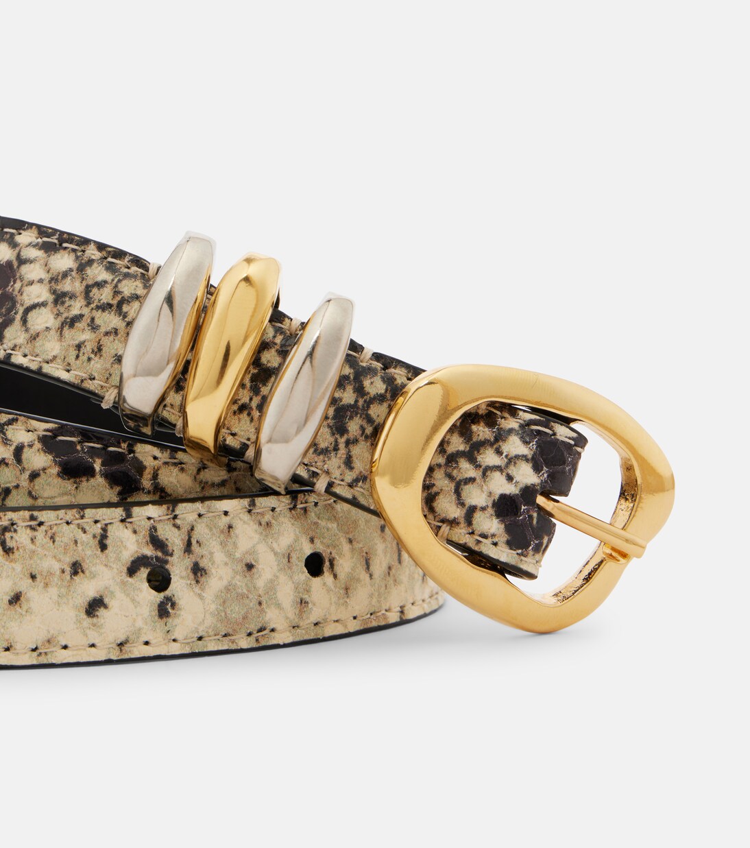 Tugela snake-effect leather belt | Amanu