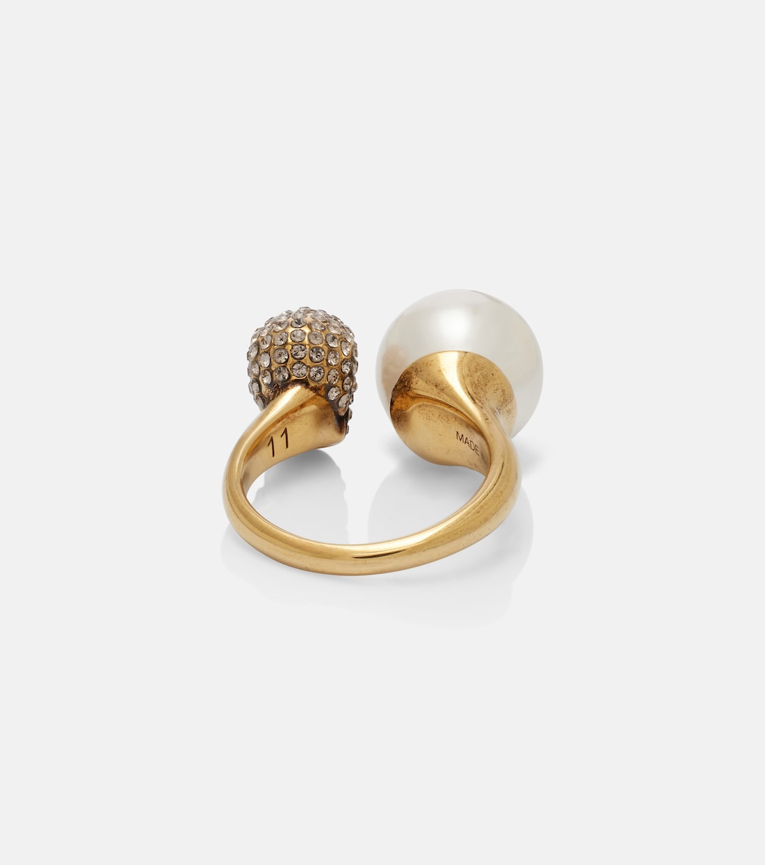 Skull embellished ring | McQueen