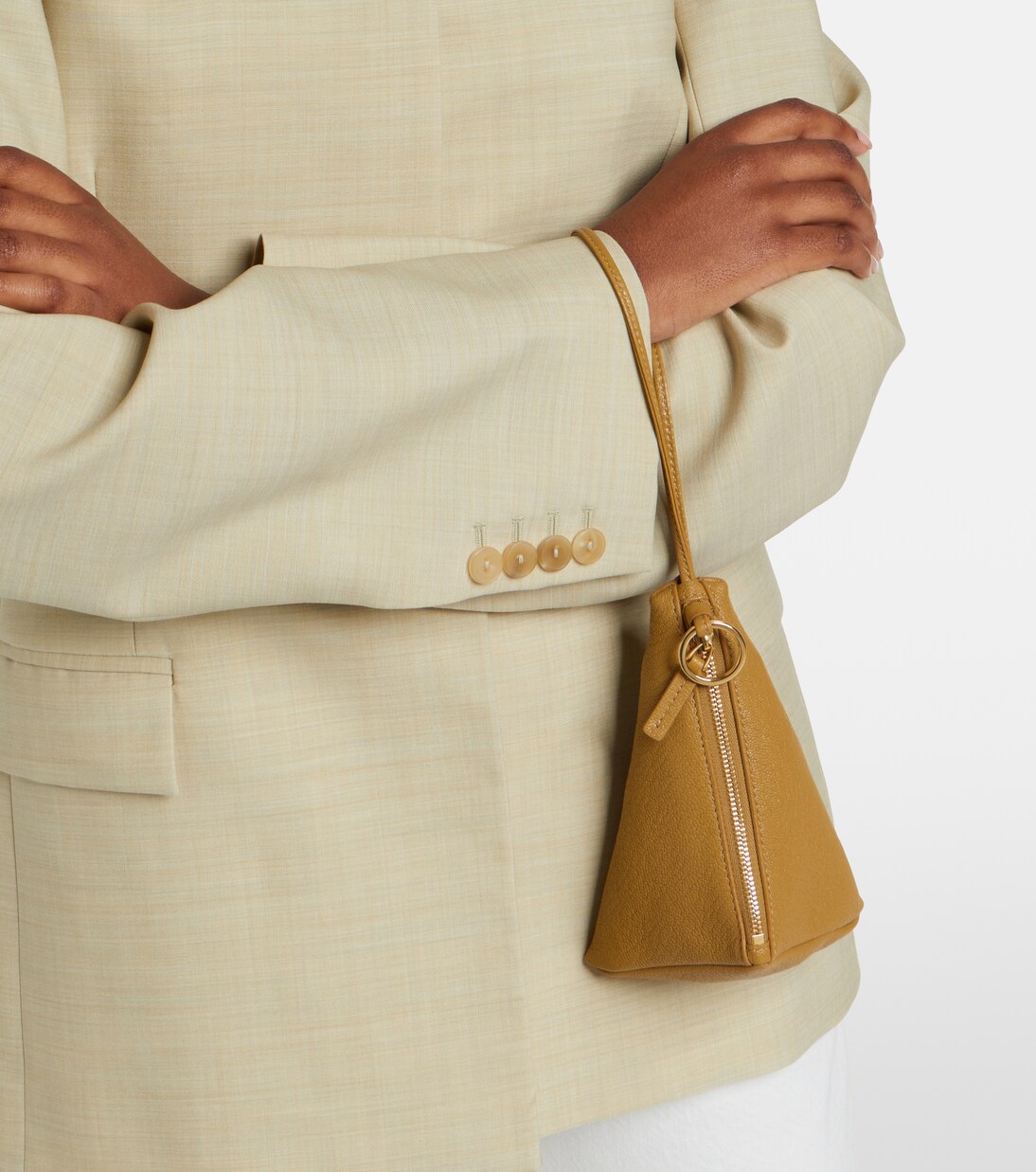 Clutch Solida Mini in pelle | Calvin Klein Collection