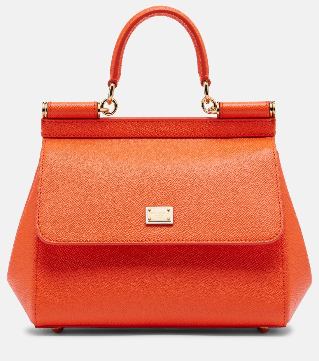 Sicily Small leather top-handle bag | Dolce&Gabbana