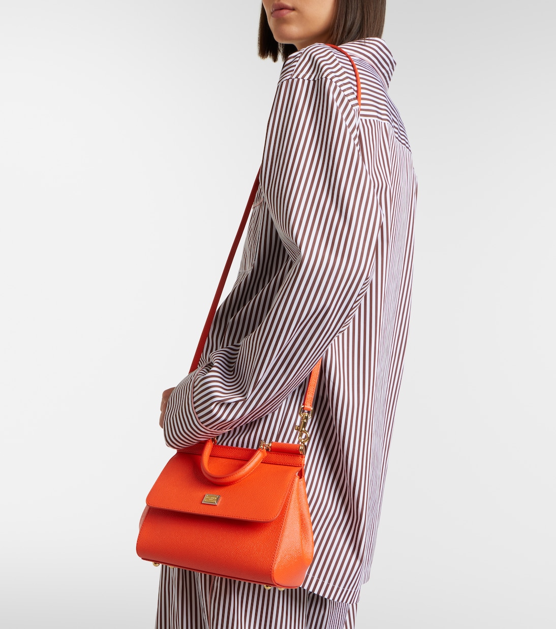 Sicily Small leather top-handle bag | Dolce&Gabbana